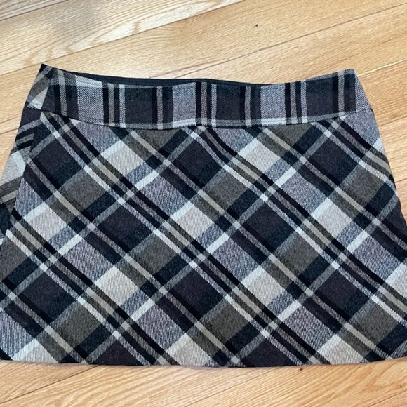 Smart Set Wool-Blend Plaid Skirt – Women’s Size 13 - Picture 1 of 6